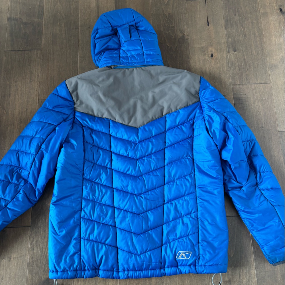 Klim, Blue and Gray Puffer Jacket, X-Large - Picture 6 of 10